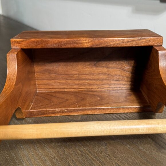 Small Wood Caddy Organizer – Rustic & Versatile Farmhouse Style - Picture 9 of 10